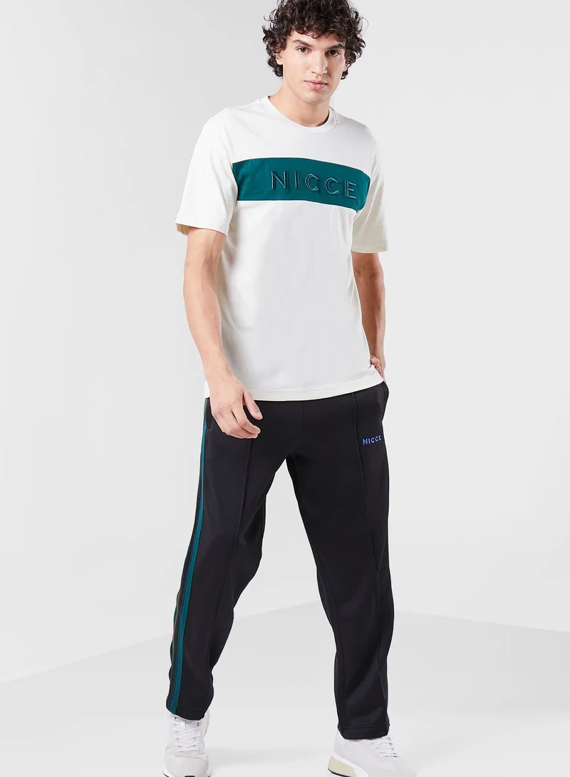 nicce london Mercury Stripe T-Shirt