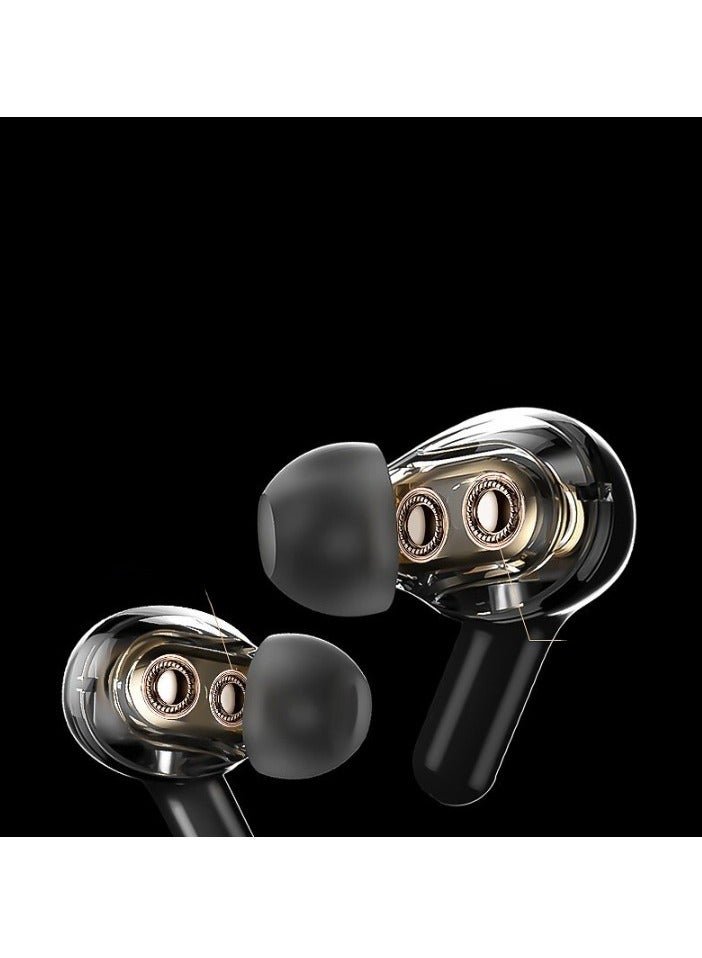 AROAQ Wireless Earbuds, Noise Cancellation Bluetooth In-ear Earphones, Clear Sound Dual Speaker Stereo T22tws Headset, (T51 white) - Image 4