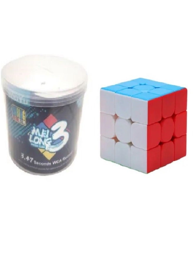 مو يو مكعب مويو موفانغ السحري السريع 3x3، مكعب بدون ملصقات في علبة بلاستيكية - Image 1