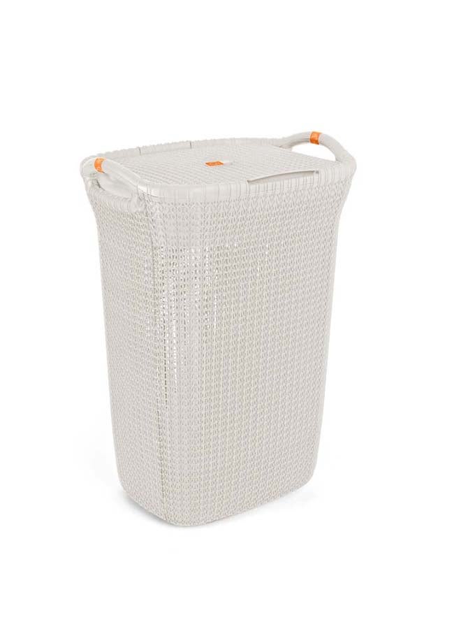 El Helal & Silver Star Turt Laundry Basket White - Image 1