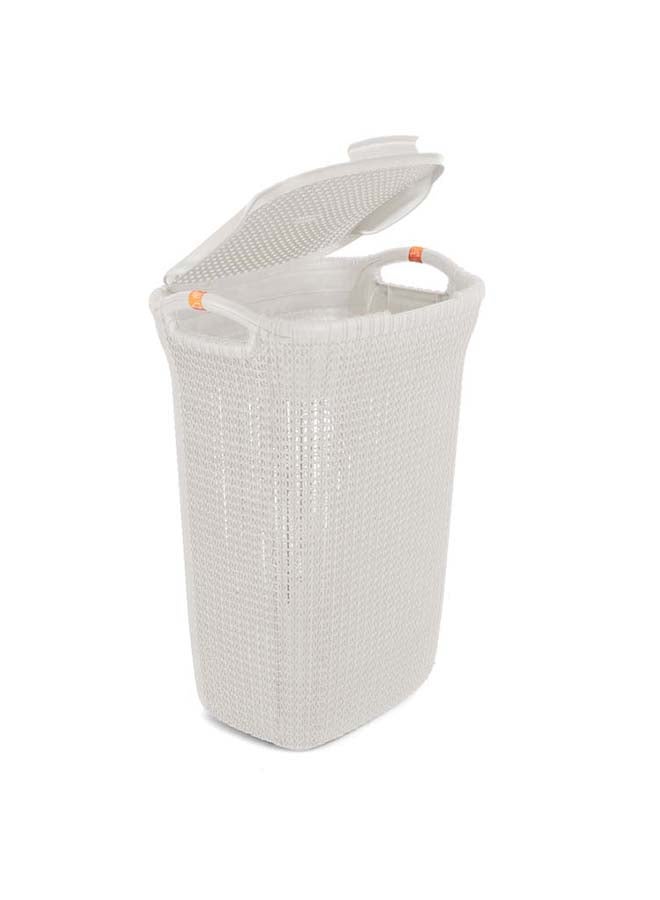 El Helal & Silver Star Turt Laundry Basket White - Image 2