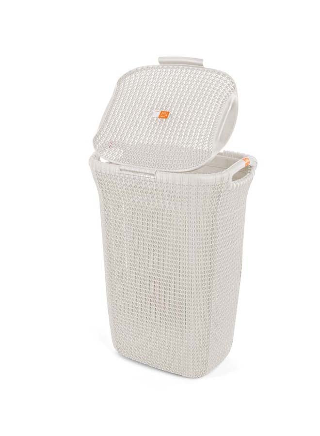 El Helal & Silver Star Turt Laundry Basket White - Image 4