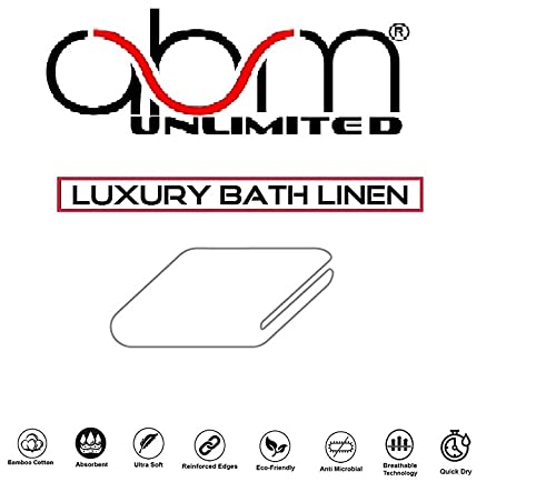 ABM UNLIMITED منشفة يد وصالة رياضية ورياضة من القطن العضوي من ABM UNLIMITED 500 GSM - مجموعة من 2 (أزرق داكن) - Image 5