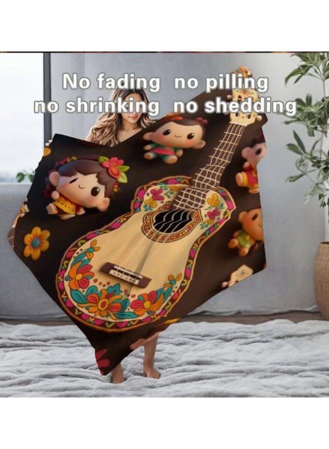 عام بطانية رقيقة من الفانيلا الكرتونية للأطفال والرضع (دافئة ومريحة، ومناسبة للنوم والألعاب) 70 سم * 100 سم - Image 5