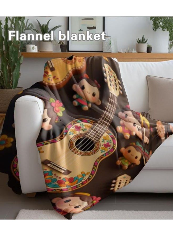 عام بطانية رقيقة من الفانيلا الكرتونية للأطفال والرضع (دافئة ومريحة، ومناسبة للنوم والألعاب) 70 سم * 100 سم - Image 3