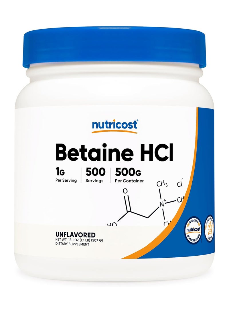 Nutricost Betaine Hcl Powder 1 Bottle - Image 1