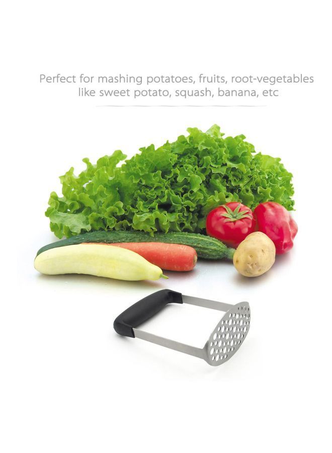 نيبمينينت قطاعة البطاطس من الستانلس ستيل أسود/فضي 17.5سنتيمتر - Image 5