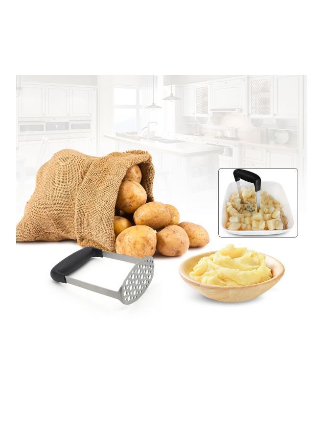 نيبمينينت قطاعة البطاطس من الستانلس ستيل أسود/فضي 17.5سنتيمتر - Image 4