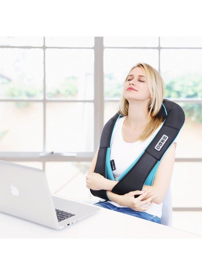 MoCuishle Neck Shoulder Back Massager with Heat - Shiatsu Massager Present - Deep Kneading Massage for Waist, Leg, Feet and Muscle - Image 4