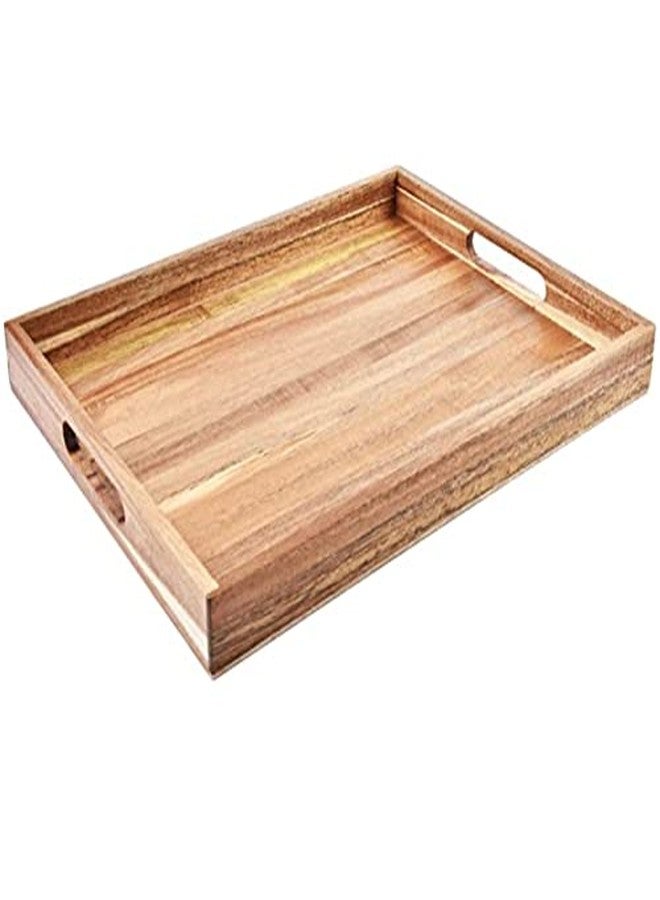 Dantawood Beautiful Table Decor Squire Shape Wooden Serving Tray for Dining Table Home and Kitchen (Combo) - Image 5