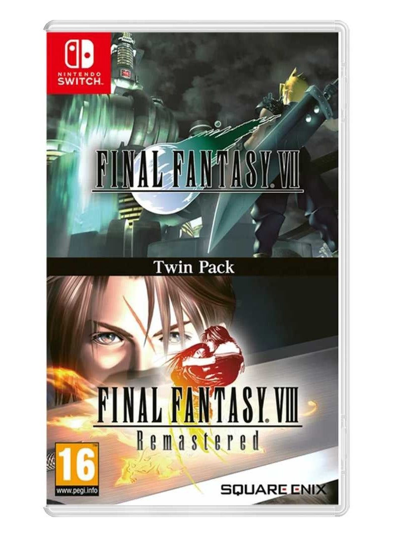 SWITCH 0 Final Fantasy VII & Final Fantasy VIII Remastered Twin Pack - Nintendo Switch Edition - Legendary JRPG Classics - Image 1