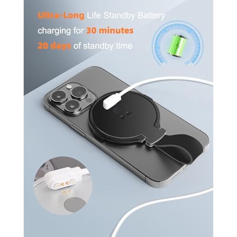 أنكوفو جهاز مترجم لغة, الهاتف Kickstand مترجم, مترجم لغة ثنائي الاتجاه في 138+ لغات, على الانترنت / خارج الإنترنت / الذكاء الاصطناعي / الصوت / ترجمة الفيديو, مثالية للسفر / الأعمال / الدراسة, أسود - Image 4