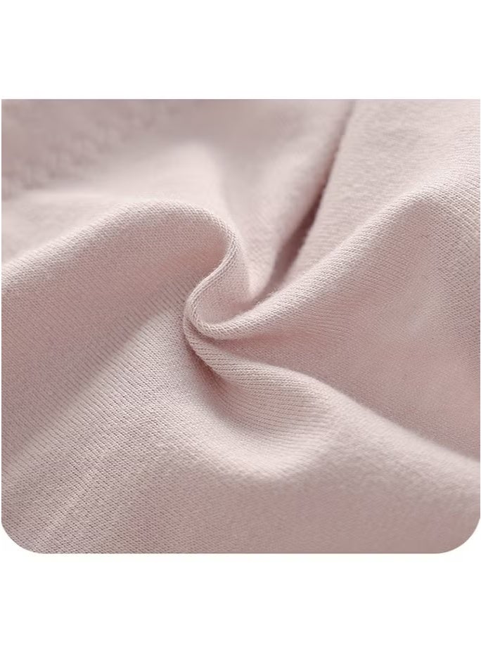 MOOIMOM 2-Piece New Nursing Bra with Fixed Front Buttons and Side Bra Shaped to Prevent Sagging Beige - Image 3