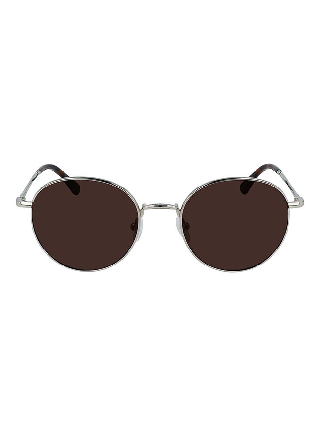CALVIN KLEIN Women Full Rim Metal Round  Sunglasses CK21127S-045-5420 - Image 2