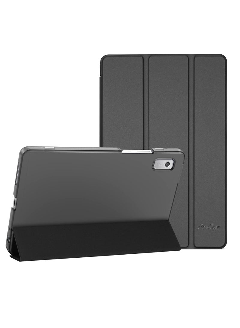 Procases Lenovo Tab M9 Case 9 Inch 2023 Slim Stand Hard Back Shell Protective Smart Cover Case Black - Image 1