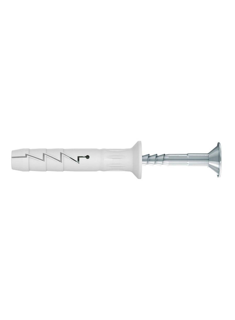 Dial Nylon Countersunk Hammer-In Plug Pack 8 X 80mm 10pcs 
