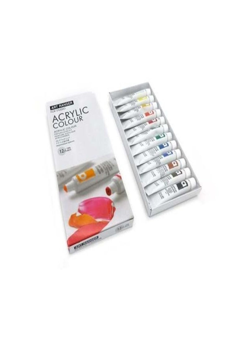 ART RANGERS Art Ranger Acrylic Paint Set - 12 Pcs  - Image 2
