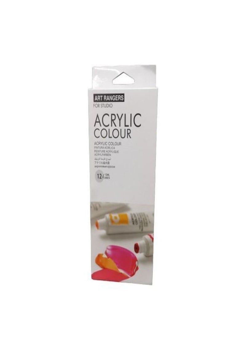 ART RANGERS Art Ranger Acrylic Paint Set - 12 Pcs  - Image 3