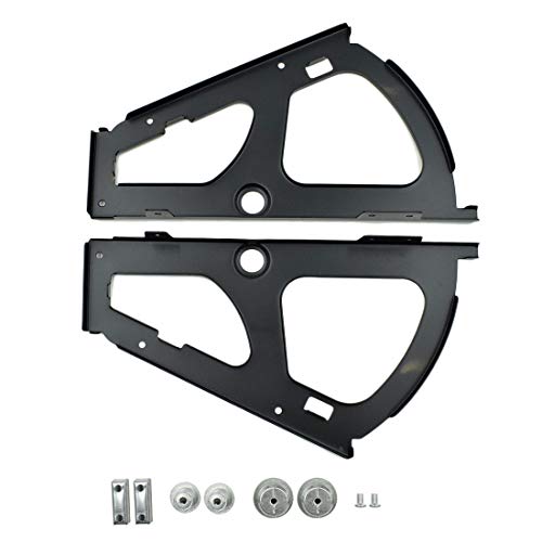 PHITUODA Shoes Drawer Cabinet Hinges Turing Rack Replacement Fittings Stainless Steel for Kitchen Living Room-2pcs - Image 1