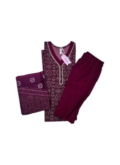 enzo plus Stitched Salwar Kameez with Dupatta  - Image 3
