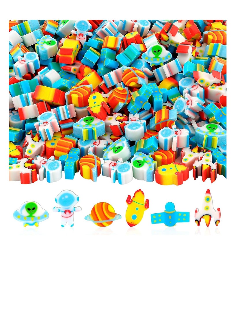 200 قطعة ممحاة صغيرة للأطفال بكميات كبيرة، تشكيلة ممحاة أقلام رصاص، ممحاة صغيرة لطيفة للواجبات المدرسية المدرسية جوائز حفلات هدايا للطلاب - Image 1