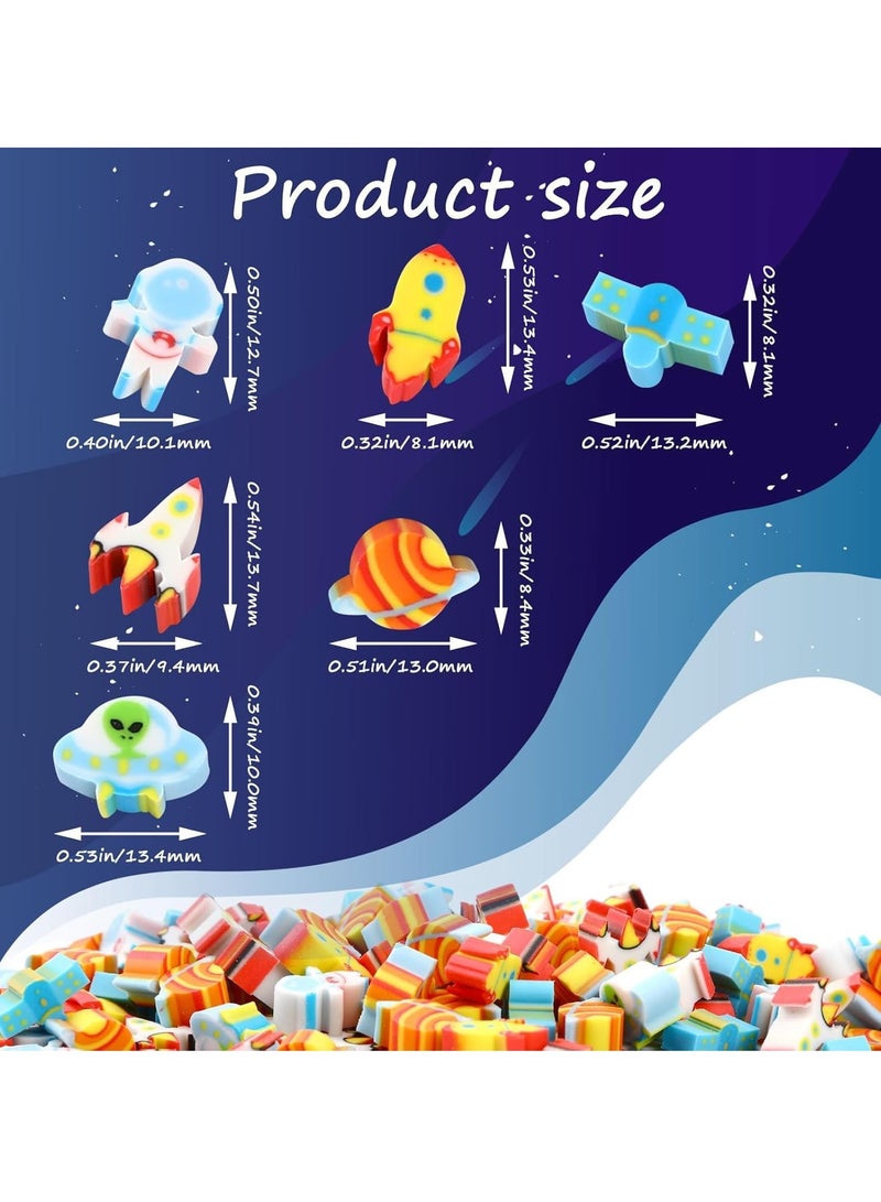 200 قطعة ممحاة صغيرة للأطفال بكميات كبيرة، تشكيلة ممحاة أقلام رصاص، ممحاة صغيرة لطيفة للواجبات المدرسية المدرسية جوائز حفلات هدايا للطلاب - Image 2