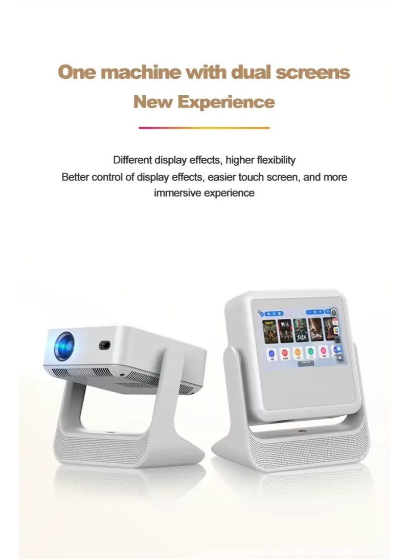 FTTEGO FTTE-C3 Smart Touch Projector delivers 4K visuals, Hi-Fi 15W sound, Auto Focus, and dual-band Wi-Fi for effortless smart entertainment - Image 1