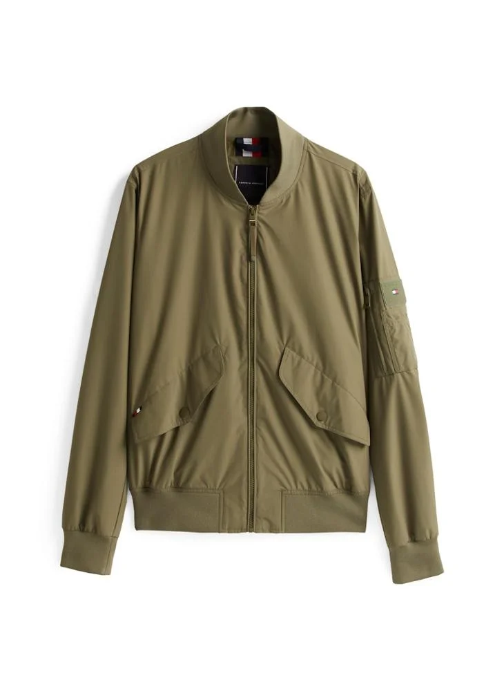 تومي هيلفيغر جاكيت منفوخ بسحاب طويل