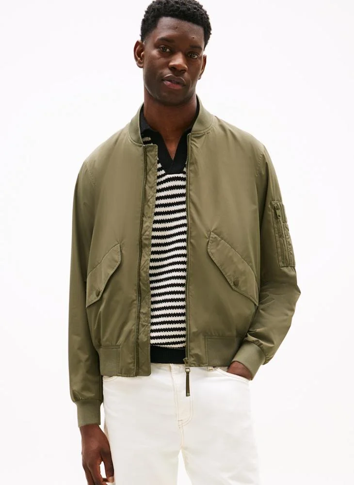TOMMY HILFIGER zip through bomber jacket