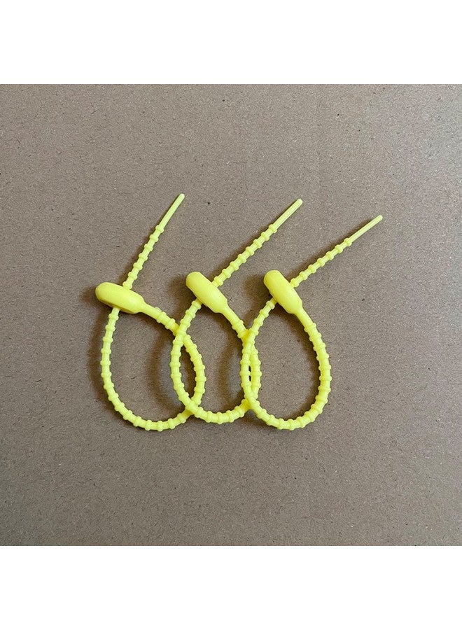 Loquat Tadpole Tie DIY Live Buckle Writer Soft Glue Tie Keychain Jewelry Bag Doll Lanyard Decoration Accessories-Color:Yellow 12cm - Image 1