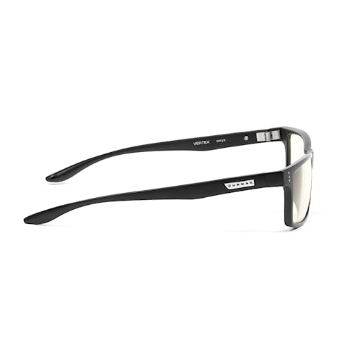 GUNNAR غونار - نظارات قراءة متميزة - تحجب 35% من الضوء الأزرق - فيرتكس، أونيكس، لون شفاف، قوة +1.5 - Image 3