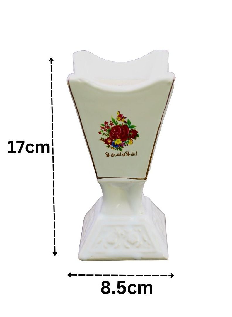 بيكي مبخرة كهربائية تقليدية من البورسلين من بيكي | مبخرة عود بخور | للمكتب والمنزل | صنع في اليابان (ارتفاع 17 سم) - Image 2