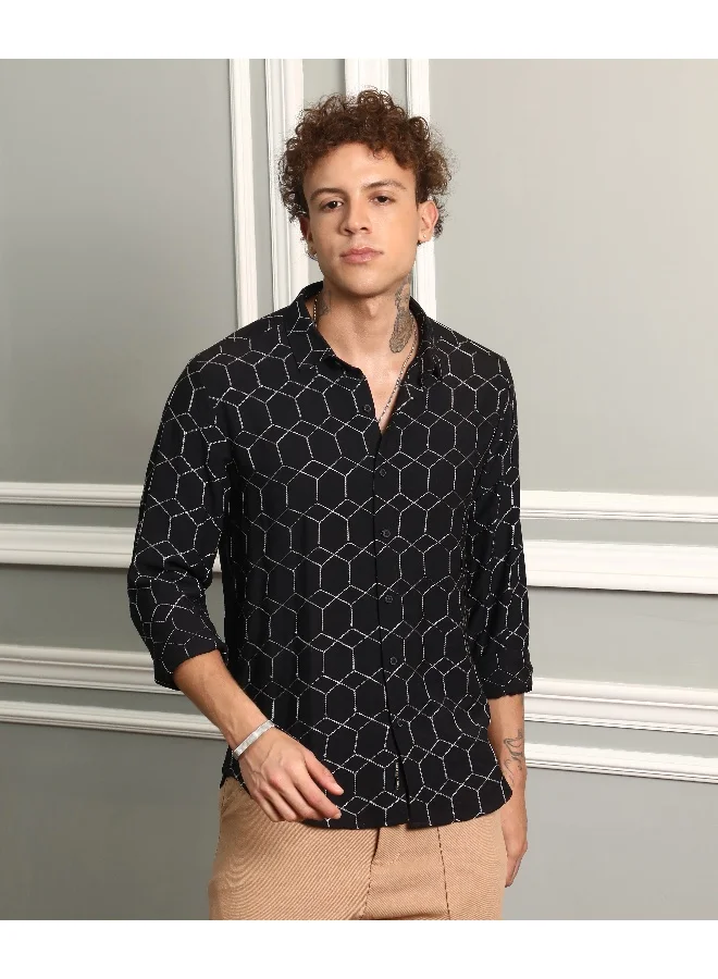 كامبوس سوترا قميص مبطن بالسداسية