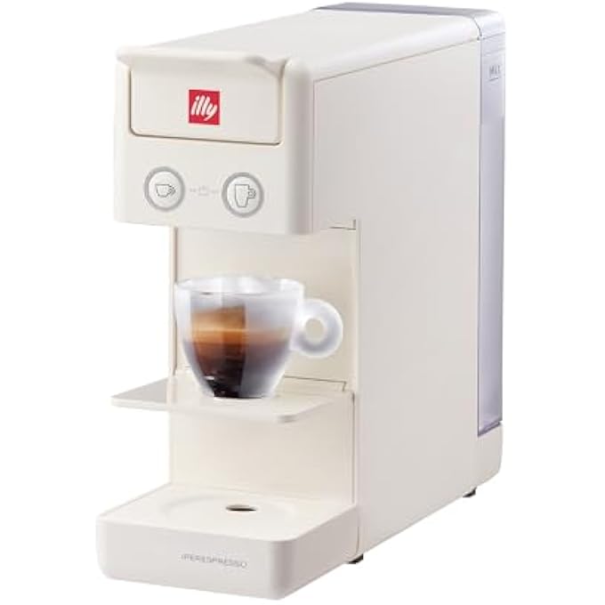Illy Y33 Espresso Machine Single Serve Coffee Machine For Iperespresso Capsules Single Cup Espresso Maker 19Bar White Colour Uae Version With 1 Warranty - Image 1