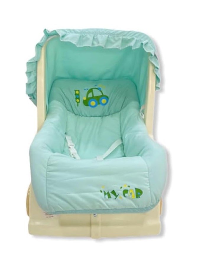 Mamalove MAMALOVE Baby Carry Cot Swing with Storage Box MP01D (Green)  - Image 1