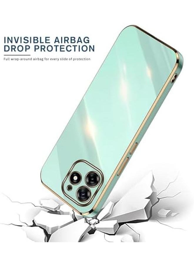 erorex - Electroplating Straight Edge Soft Shell Compatible With Tecno Spark 10 Pro 5G Anti Drop Anti Fall Phone Back Cover Protect Case Black - Image 1