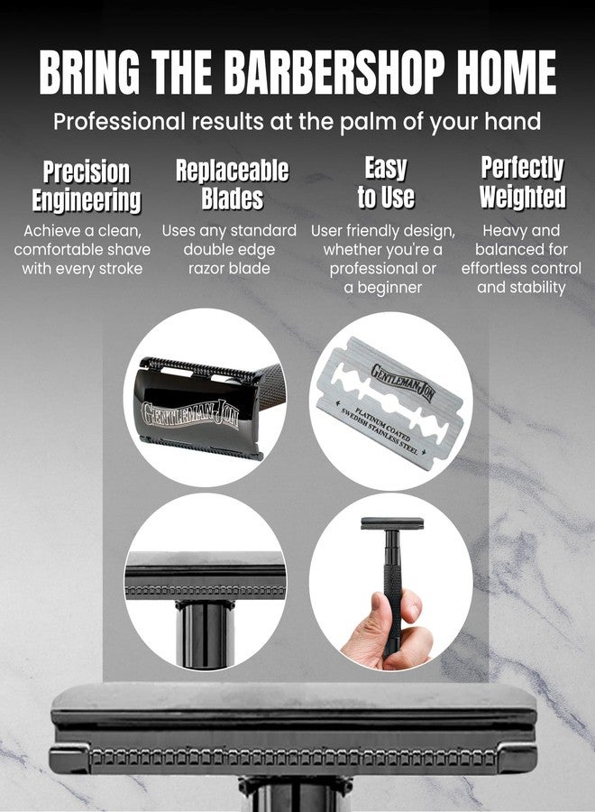 Gentleman Jon Gunmetal Safety Razor - Image 3