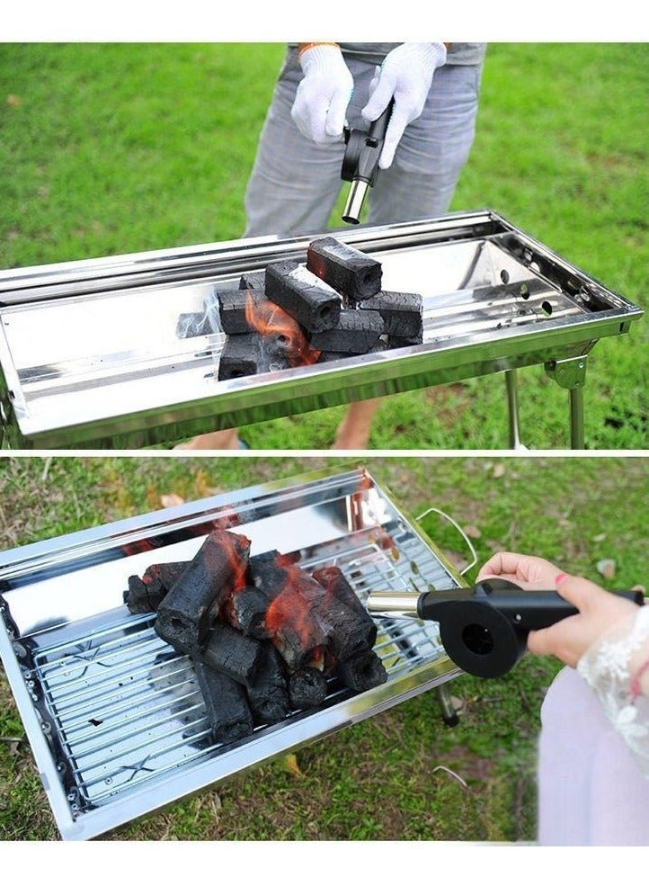 Generic BBQ outdoor barbecue essential manual blower barbecue utensils outdoor barbecue hair dryer small blowing combustion tool  - Image 3