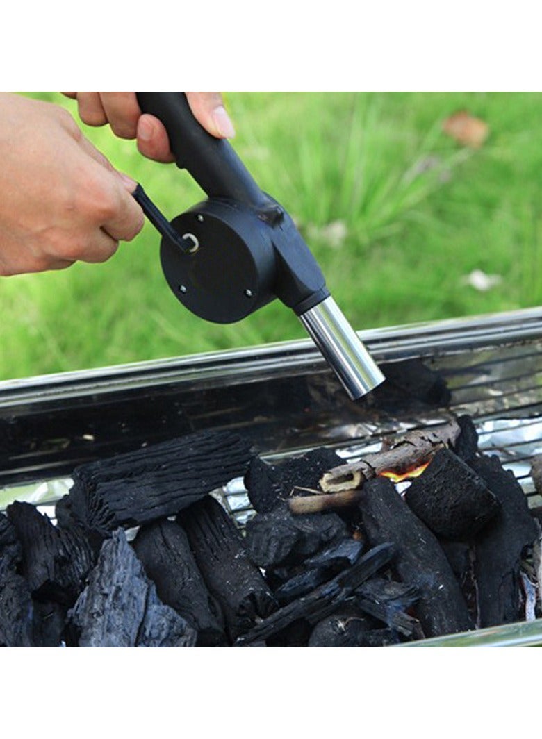 Generic BBQ outdoor barbecue essential manual blower barbecue utensils outdoor barbecue hair dryer small blowing combustion tool  - Image 1