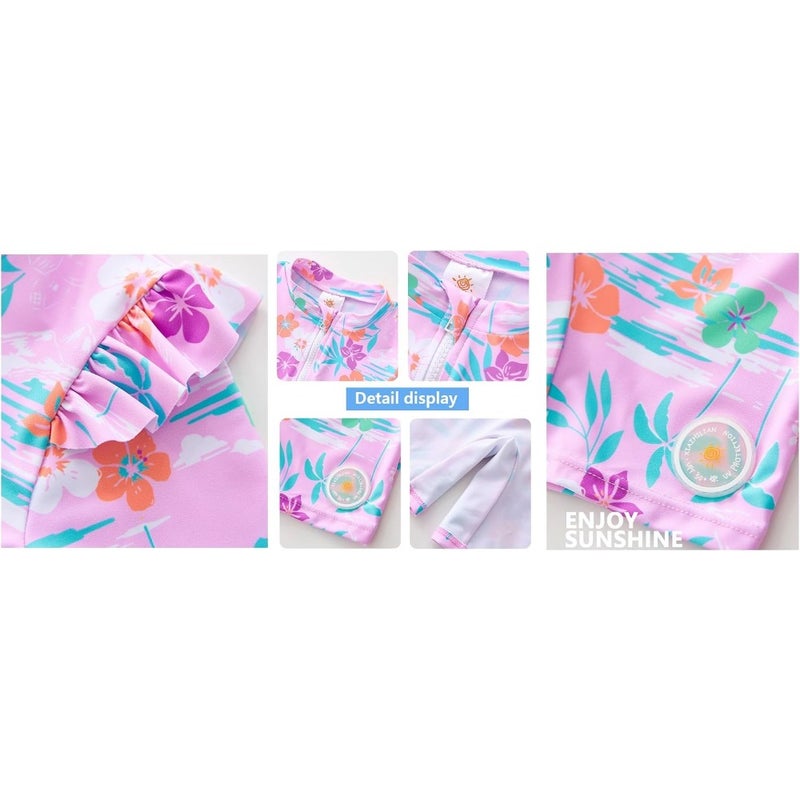 Swimsuit for Girls One Pcs with Cap - Image 3