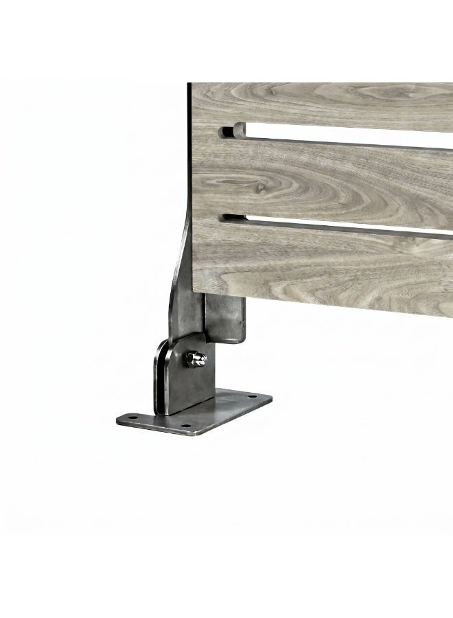 Pura Wall Mounted Folding Shower Seat 30 × 40 cm Heavy Duty Foldable Bathroom Bench with Stainless Steel Frame Waterproof Anti Slip Hygienic Space Saving Shower Chair Supports Up to 120kg - Image 3