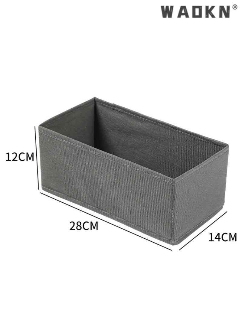 WAOKN 6-Piece Expanded Drawer Organizer Set: Versatile Foldable Closet Solution with Underwear Baskets & Cubes for Maximum Clothing Storage & Organization  - Image 5