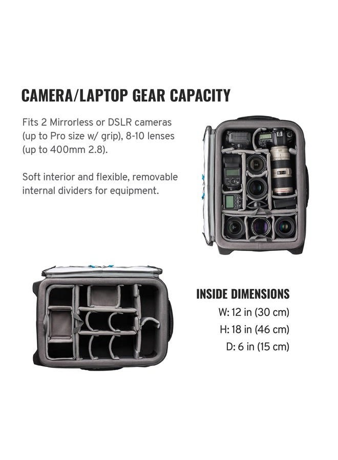Tenba Roadie Air Case Roller 21 US Domestic Carry-On Camera Bag with Wheels (638-715) - Image 4
