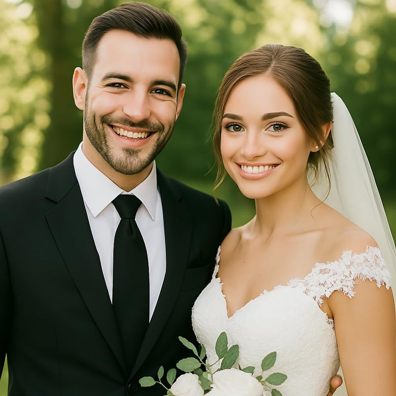 trilece Ties for Men - Mens Black Tie - Men's Solid Color Ties - Formal Neckties for Men - Neck Tie for Man (Black) - Image 5