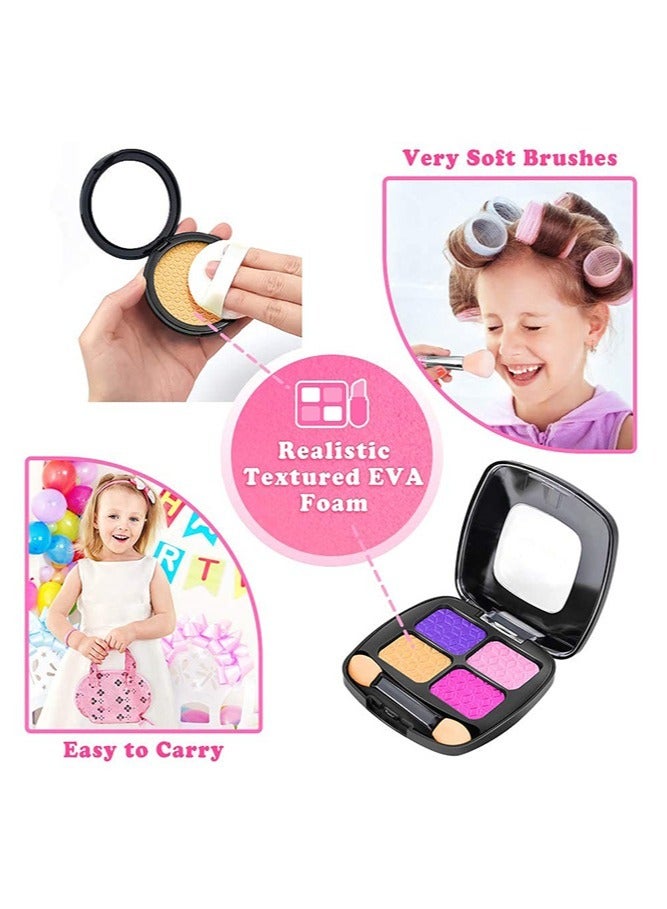 Mr. Penda 16 Pack Girls Pretend Makeup Set, Girls Beauty Basic Learning, Safe and No Real Makeup Substance, So No Stain, No Mess. Cosmetic Beauty Kit for Dress up and Pretend Play (Pink) - Image 4