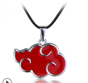 Shadow of Fire Organization Cloak Animation cosplay Costume Red Cloud Robe Four Generation Six Generation Halloween Cloak Ninja Red Cloud Necklace 