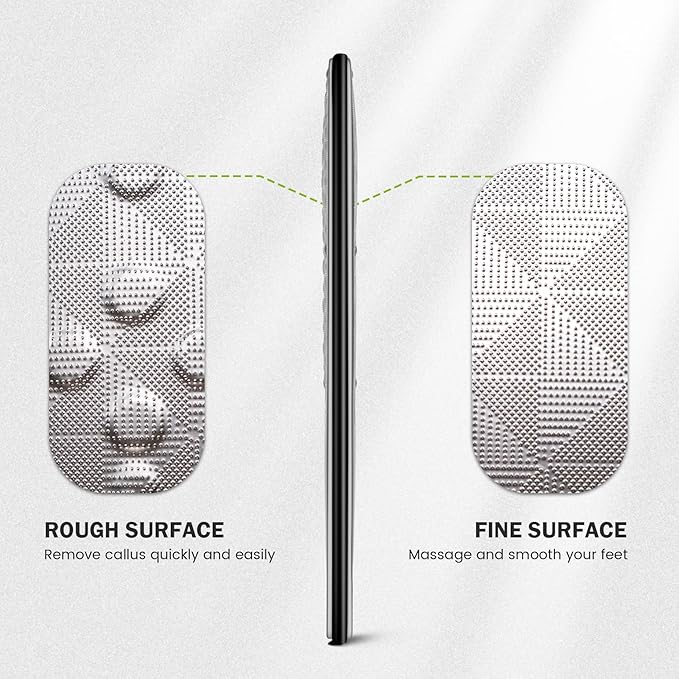 BEZOX Heavy Duty Stainless Steel Full Body Foot File Professional Double Side Pedicure File Dead Hard Cracked Skin Calluses Remover Portable Foot Care ToolGreen - Image 4
