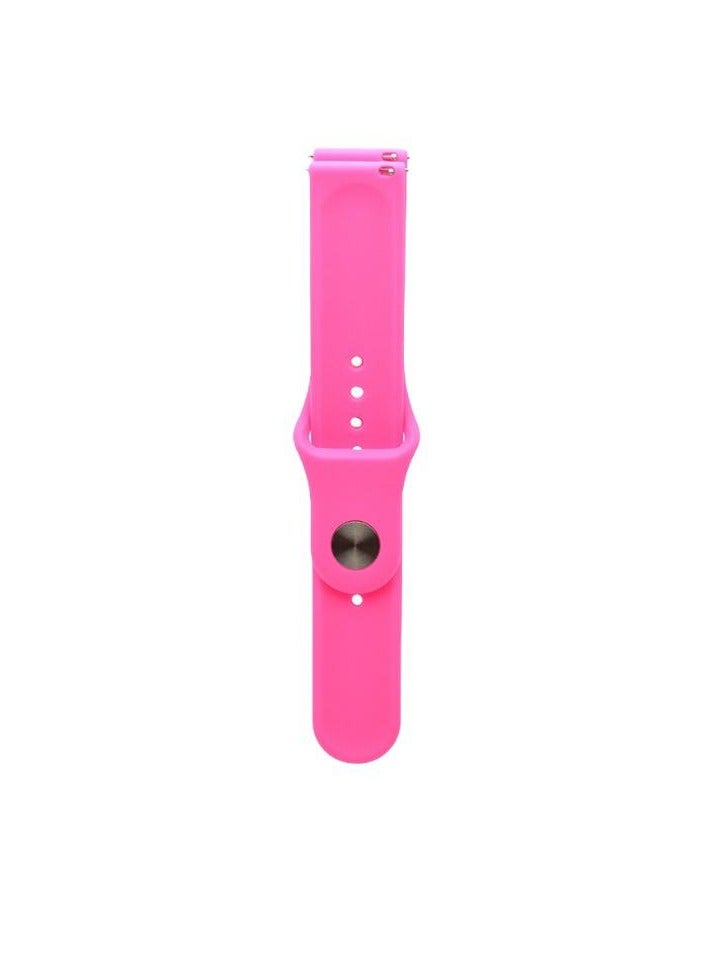 حزام سيليكون مقاس 22 مم متوافق مع حزام مقاس 22 مم لساعة CMF من Nothing Watch Pro 2 الذكية مقاس 1.32 بوصة - (حزام فقط) أحزمة سوار ذكية... فوشيا - Image 3
