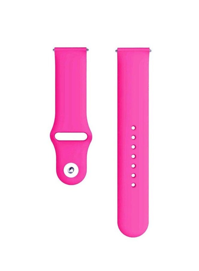 حزام سيليكون مقاس 22 مم متوافق مع حزام مقاس 22 مم لساعة CMF من Nothing Watch Pro 2 الذكية مقاس 1.32 بوصة - (حزام فقط) أحزمة سوار ذكية... فوشيا - Image 1