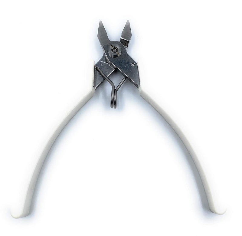 Fozti Fozti Stainless Steel Mini Diagonal Nipper Top Cutter Electro Plier 45 Multipurpose Plastic Coated for Wire Plastic Cutting Jewellery Making Repair Electronic Watchmaking Hobby Crafts DIY  - Image 2